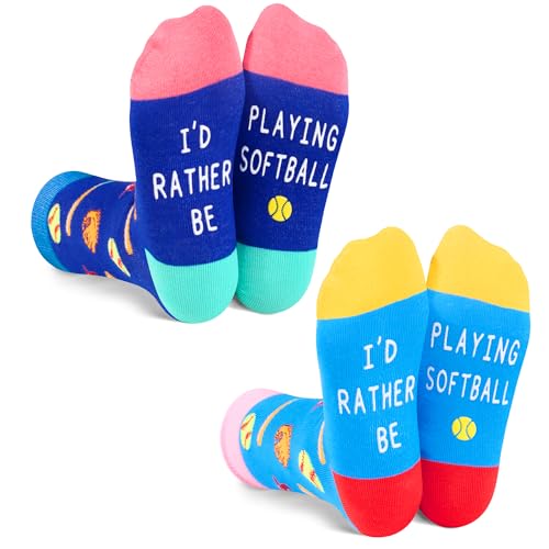 Unisex Novelty Softball Socks for Kids, Children Ball Sports Socks, Funny  Softball Gifts for Softball Lovers, Kids' Fun Socks, Perfect Gifts for Boys