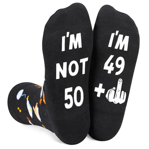 HAPPYPOP Birthday Gifts for Women Girls, Gifts for Her, Womens Socks with  Funny Saying