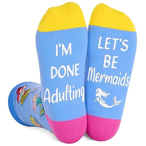 Versatile Mermaid Gifts, Unisex Mermaid Socks for Women and Men, All-o –  Happypop