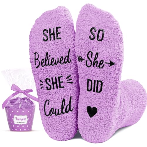 5 Pack Gifts for Women Cat Paw Fuzzy Slipper Socks Warm Cozy Cat Paw S –  Happypop