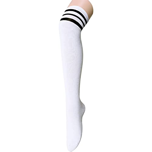 Cute Worn & Used Women's Socks, Knee Highs, Nylons, White Cuffed Athletic