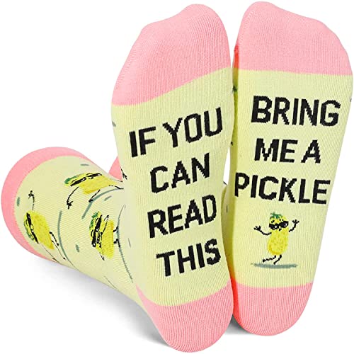 Unisex Novelty Pickle Socks Dill Pickle Socks, Funny Pickle Gifts for Pickle Lovers Men Women, Dill Pickle Gifts, Pun Socks, Funny Socks