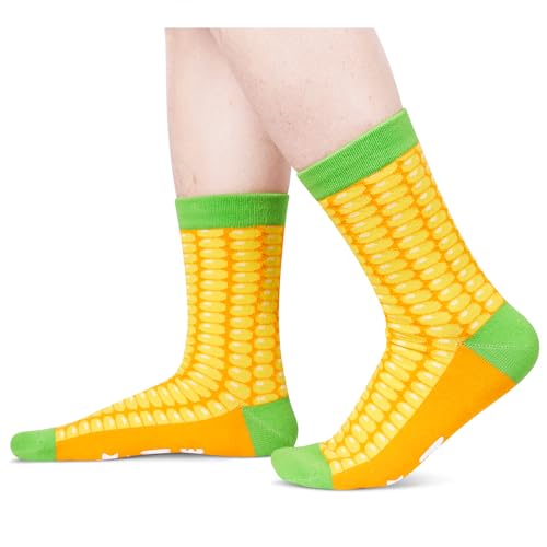 Its Corn Socks Corn Gifts, Corn Costume Corny Gifts, Corn Socks Funny Rock em socks, Joke Socks Gag Gifts for Adults Funny