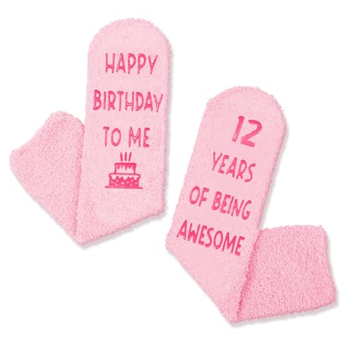 12 Yr Old Gift Ideas, Gift Ideas for 12 Year Old Preteen Girl, 12th Birthday Presents Socks for 12 Year Old Tween Girls