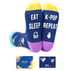 Funny Kpop Socks K-Pop Gifts Teen Girls, Korean Drama Gifts, Gifts For Kpop Lovers, Gifts For Kpop Fans, Kpop Merch Music Gifts Music Socks