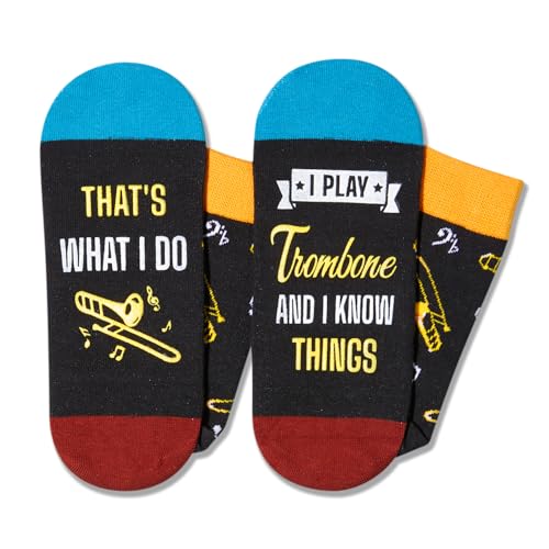 Trombone Gifts Trombone Socks For Men, Music Gifts For Musicians, Cool Gifts For Music Lovers, Music Teacher Gifts, Music Gifts For Women Men