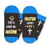 Funny Christian Gifts Men Jesus Pastor Appreciation Gifts, Christian Religious Socks Pastor Jesus Socks