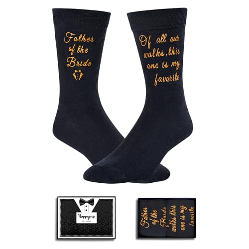 Father of The Bride Gifts, Wedding Gifts for Father in Law, Father of The Bride Socks Gifts for Dad