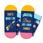 Bass Guitar Gifts For Men Women, Cool Gifts For Guitar Players, Guitar Gifts For Men Unique, Guitarist Gifts Guitar Socks For Men 9-12