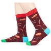 Unisex BBQ Socks Steak Meat Socks, Steak Gifts Meat Grill Master Gifts for Men Women