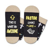 Funny Christian Gifts Men Pastor Appreciation Gifts, Christian Religious Socks Pastor Socks Jesus Socks