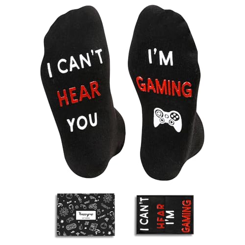 Funny Gaming Gifts For Teen Boys, Novelty Gamer Socks For Men Women, Gaming Gamer Socks Video Game Socks