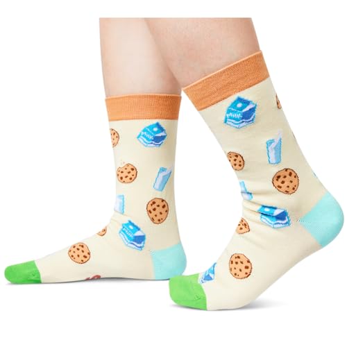 Cookies Gift Baker Gifts Men Women, Baking Socks Cookie Milk Socks