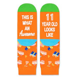 11 Eleven Year Old Gifts, Gift Ideas for 11 Year Old Preteen Girl Boy, Birthday Presents Socks for 11 Year Old Tween Girls Boys