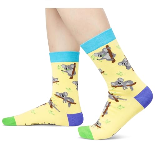 Funny Koala Gifts for Teen Girls Women Men, Fun Koala Socks