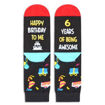 6 Six Year Old Birthday Gift, 6t Socks for 6 Year Old Boy Girl, Gifts Presents for 6 Year Olds, Boys Girls Age 6 Gift Ideas