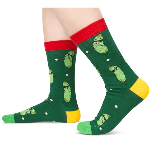 Funny Pickle Gifts, Pickle Socks Women Mens, Novelty Food Socks