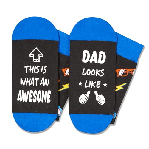 Gifts For Dad From Daughter Son, Unique Fathers Day Gift Ideas, Fathers Day Socks Funny Dad Socks