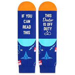 2Packs Funny Doctor Pharmacist Pharmacy Nursing Students Gifts, Medical Assistant Doctor Pharmacy Socks