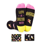 Funny Ice Cream Gifts Ice Cream Socks, Teen Girls Gift Ideas, Life Is Better With Ice Cream