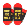 Funny Beer Gifts Drinking Gifts for Men Women, Gifts for Beer Lovers Drinkers, Father’s Day Gifts Ideas for Dad, Beer Socks Stocking Stuffers