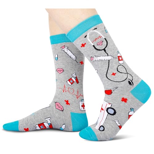 Dentist Dental Teeth Nurse Student Medical Assistant CNA RN Gifts, Dentist Teeth Nurse Medical Assistant Socks