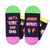 Funny Horror Movie Gifts for Women Teen Girls, Scary Horror Gifts for Movie Lovers, Horror Socks Movie Night