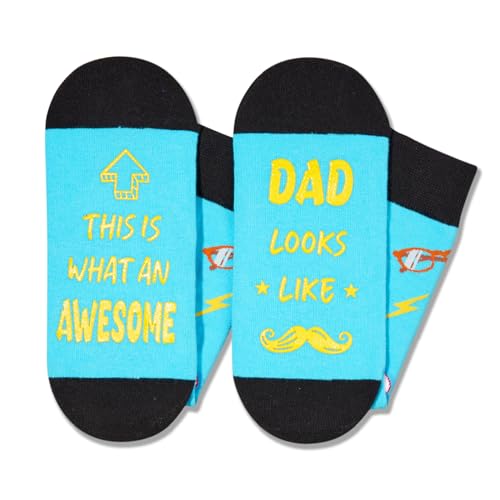 Gifts For Dad From Daughter Son, Unique Fathers Day Gift Ideas, Fathers Day Socks Funny Dad Socks