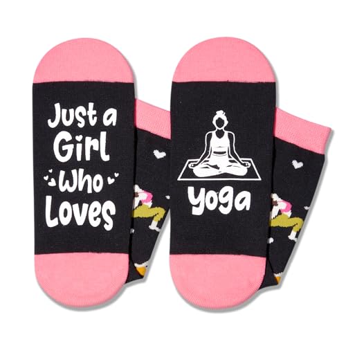 Funny Yoga Gifts for Yoga Lovers, Yoga Teacher Gifts, Novelty Yoga Socks