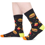 Burger Socks Hamburger Cheeseburger Socks, Food Lover Gifts, Life Is Better With Burgers