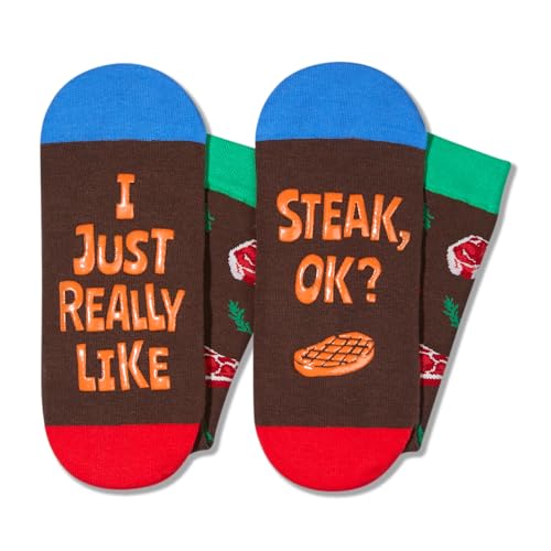 Unisex Steak Socks Meat Socks, Meat Gifts For Men Women, Steak Gifts Gifts For Steak Lovers