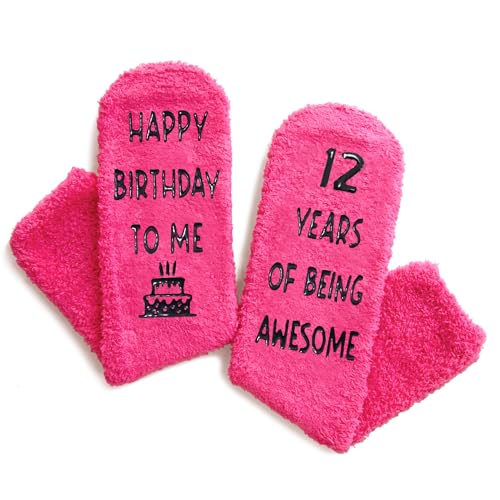 12th Birthday Gift Ideas Socks - Presents for 12 Year Old Girls Boys, Twelve Year Old Gifts for Kids Age 12