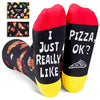 Pizza Socks Box For Men Women, Pizza Gifts Pizza Lover Gift, White Elephant Gifts