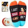 Funny Owl Socks Women Men Owl Gifts for Owl Lovers Bird Gifts for Bird Lovers