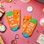 33rd Birthday Gifts for Women Men, Best Gifts for 33 Year Old Woman Man, 33 Year Old Gifts, Socks for Her Him Female Male