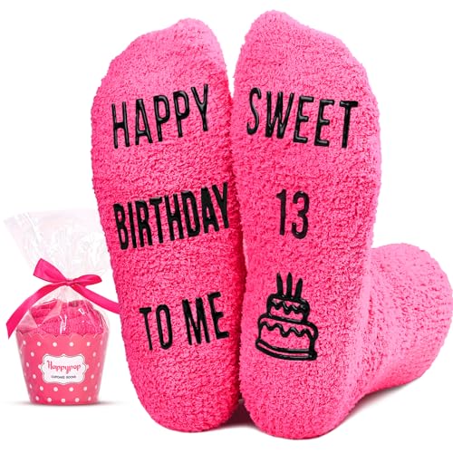 13th Birthday Gifts for 13 Year Old Girl, Girls 13 Years Old Gift Ideas, Teenage Girl Gifts Birthday Socks for 13 Year Old Girl