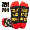 Funny Beer Gifts Drinking Gifts for Men Women, Gifts for Beer Lovers Drinkers, Father’s Day Gifts Ideas for Dad, Beer Socks Stocking Stuffers