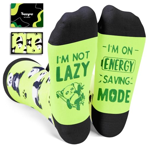 Funny Panda Gifts for Women Panda Gifts for Men, Fun Cute Panda Socks Fun Crazy Silly Socks