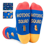 Hot Dog Socks Hot Dog Gifts Men Women, Bread Gifts Bread Sandwich Socks, Hotdog Squad