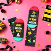 28th Birthday Gifts for 28 Year Old Woman Man, Best Gifts for 28 Year Old Male Female, Birthday Socks