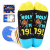 19th Birthday Gifts for 19 Year Old Girl Boy, Gift Idea for 19 Year Old Female Male, Birthday Socks for Teens