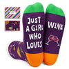 Crazy Wine Gifts for Women Teen Girls, Wine Socks for Wine Lovers, Drinking Gifts Drink Lover Gifts