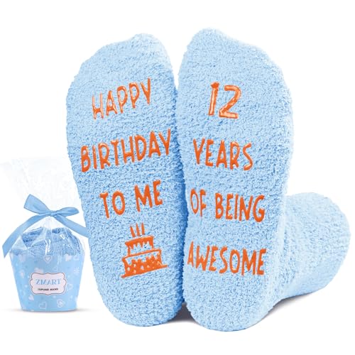 12th Birthday Gift Ideas Socks - Presents for 12 Year Old Girls Boys, Twelve Year Old Gifts for Kids Age 12