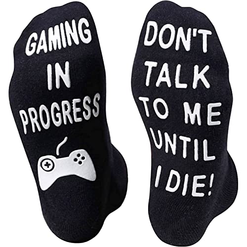 Gaming Gifts For Gamer Lovers - Gamer Socks for Teen Boys, Novelty Gamer Gaming Game Socks