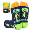 Funny Pickle Gifts For Pickle Lovers, Pickle Socks Women Mens, Dill With It