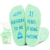 11 Eleven Year Old Gifts, Gift Ideas for 11 Year Old Preteen Boy Girl, Fuzzy 11th Birthday Presents Socks for 11 Year Old Tween Boys Girls