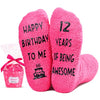 12th Birthday Gift Ideas Socks - Presents for 12 Year Old Girls Boys, Twelve Year Old Gifts for Kids Age 12