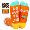 Women's Ramen Gifts Ramen Noodle Gifts, Funny Ramen Socks Noodle Socks, Gifts For Her Ramen Lovers