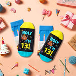 13th Birthday Gifts for Boys Girls, 13 Year Old Girl Boy Gift Ideas, Presents for 13 Year Olds, Happy 13th Birthday Socks