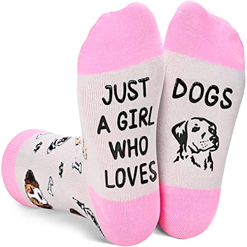 Crazy Socks Kids Dog Socks Girls, Funny Gifts for Girls 7 to 10 Years